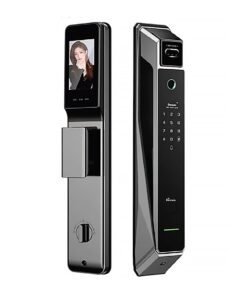 Khóa điện tử cửa gỗ DEMAX EL-C910 AG màu xám bạc