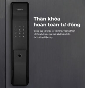 Khóa cửa phòng ngủ cao cấp nên chọn loại nào tốt, gợi ý mẫu phù hợp Khóa Vân Tay điện tử Kaadas K9-5W