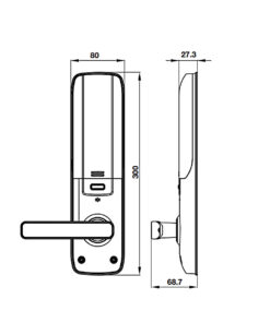 Khóa điện tử Hafele EL7800 Plus