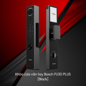 Khóa cửa vân tay Bosch FU30 PLUS (Black)