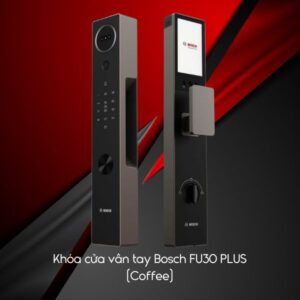 Khóa cửa vân tay Bosch FU30 PLUS (Coffee)