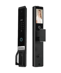 Khóa vân tay cửa gỗ tự động Hyundai HY-SLA913F BLACK Face ID