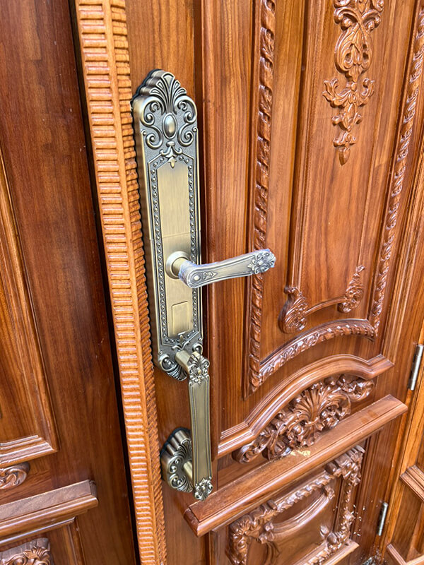 Mẫu Khóa Cửa Đại Sảnh Đẹp Cao Cấp, Sang Trọng Hiện Đại Khoá điện tử đại sảnh Hubert HB DS77 Green