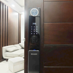 Khóa điện tử cửa gỗ SHARP S7FV CNC Khóa điện tử SHARP S7FV CNC