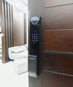 Khóa điện tử cửa gỗ SHARP S7FV CNC Khóa điện tử SHARP S7FV CNC