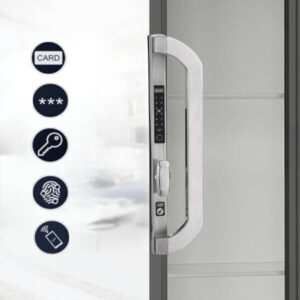 Cập nhật mẫu khóa vân tay cửa nhôm lùa mới nhất 2026 Cách chọn khóa điện tử phù hợp cho cửa nhôm lùa
