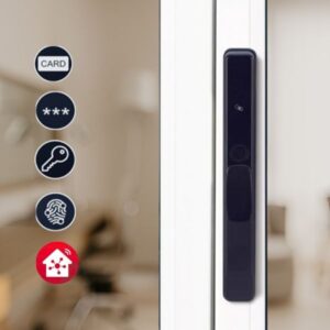 Review các mẫu khóa cửa nhôm lùa đáng mua nhất hiện nay Hình ảnh dòng khóa điện tử cửa trượt Hafele DL6600