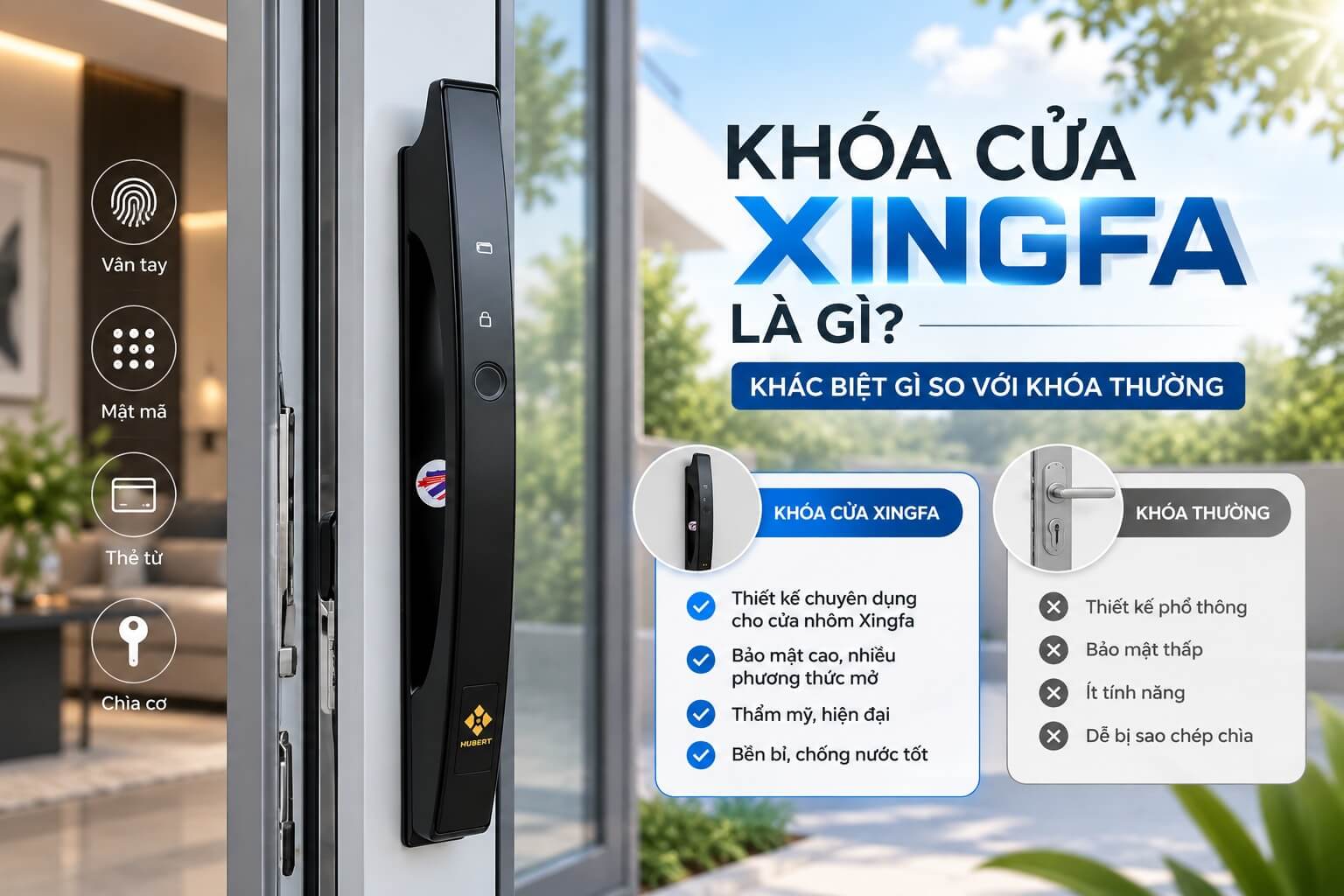 Ổ Khóa Cửa Nhôm Kính Chính Hãng, Giá Tốt 2026 Khóa Cửa Xingfa Là Gì Khác Biệt Gì So Với Khóa Thường