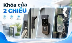 Khóa cửa 2 chiều mở hai phía dùng cho cửa chính, cửa cổng nhà