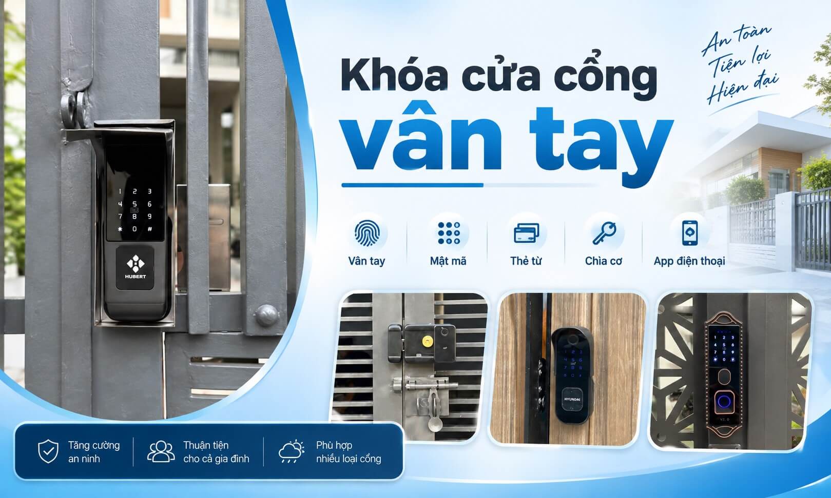 Khóa Cửa Cổng Vân Tay Có Gì Đặc Biệt | Smart Lock Khóa Cửa Cổng Vân Tay Có Gì Đặc Biệt | Smart Lock