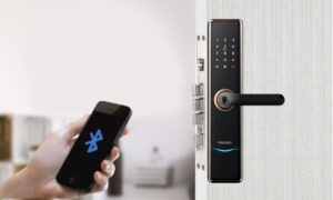 Khóa cửa điện tử Bluetooth cho cửa gỗ, cửa kính, cửa cổng Khóa cửa điện tử Bluetooth cho cửa gỗ, cửa kính, cửa cổng