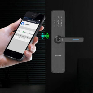 Khóa cửa điện tử Bluetooth cho cửa gỗ, cửa kính, cửa cổng Khóa cửa mở bằng Bluetooth