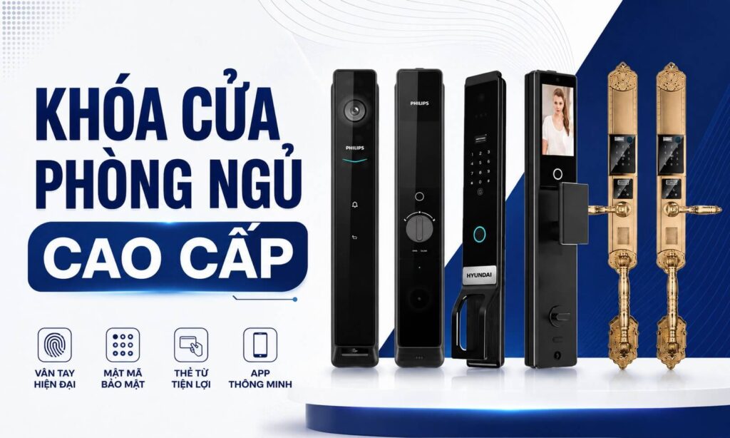Khóa cửa phòng ngủ cao cấp, mẫu đẹp, giá tốt, miễn phí lắp đặt Khóa cửa phòng ngủ cao cấp, mẫu đẹp, giá tốt, miễn phí lắp đặt