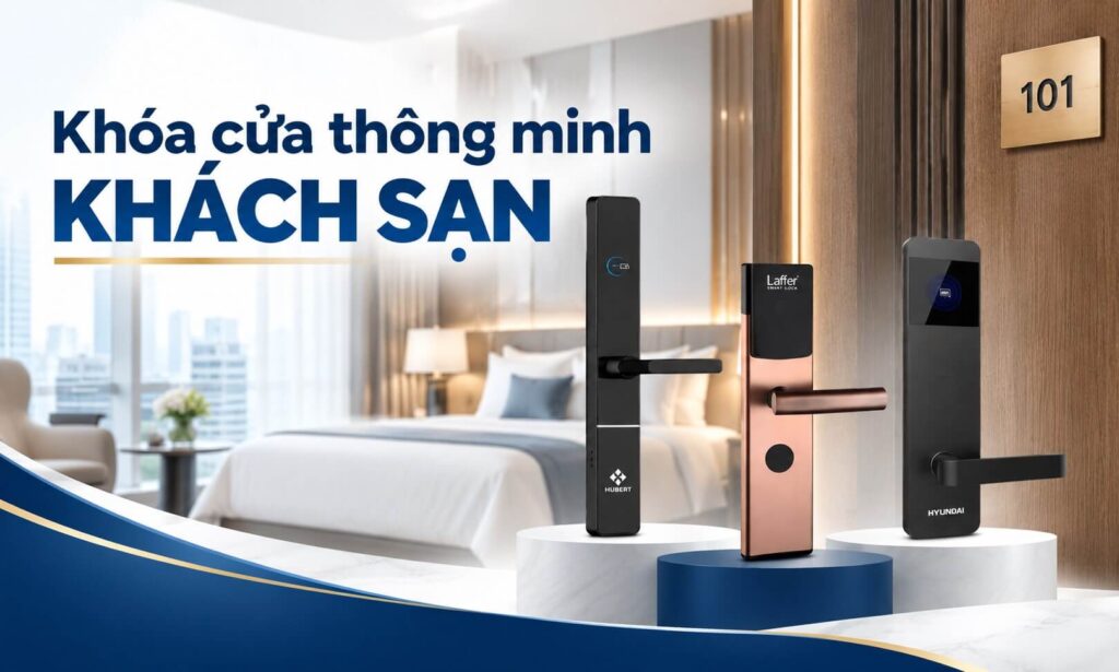 Khóa Cửa Thông Minh Khách Sạn Cho 10–100 Phòng, Dễ Quản Lý