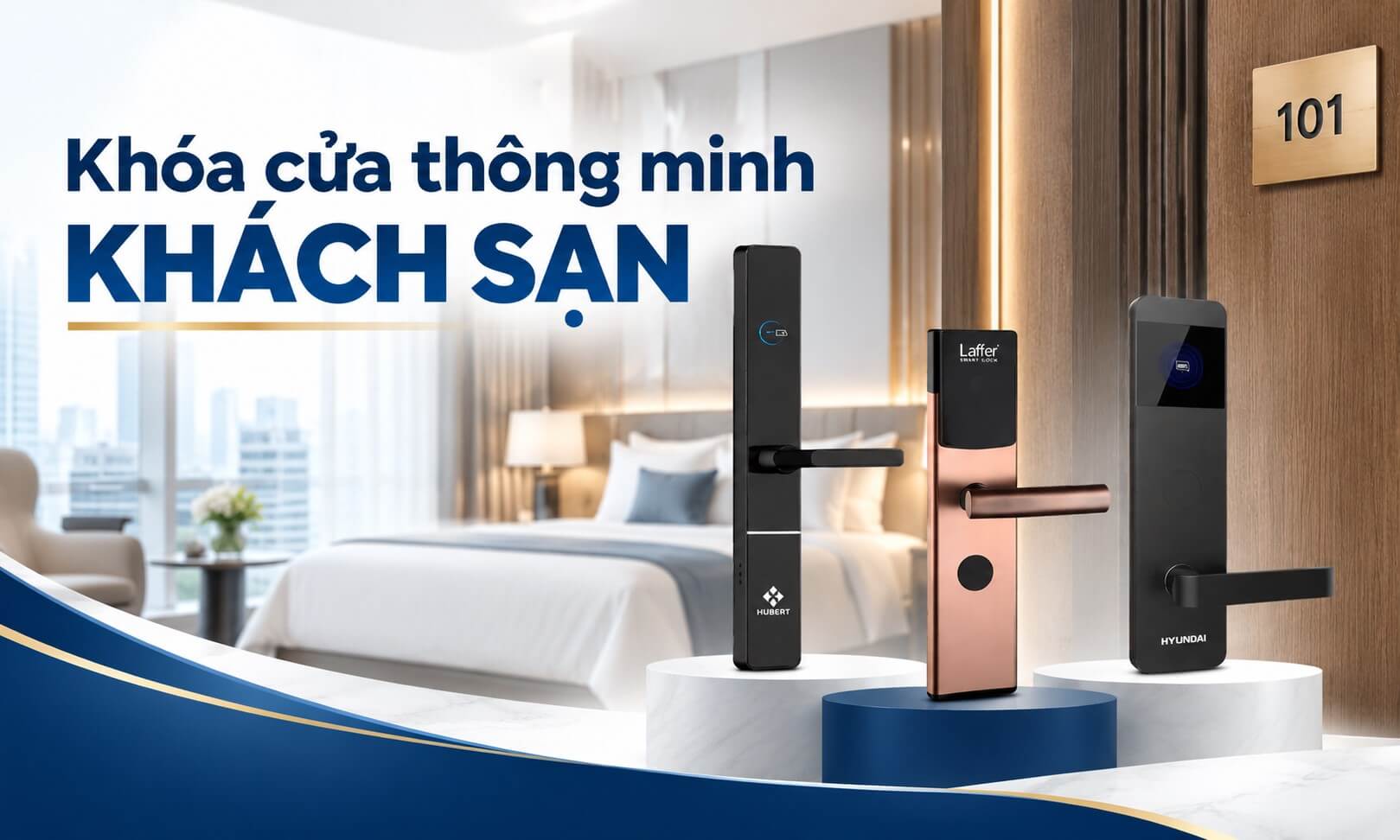 Khóa Cửa Thông Minh Khách Sạn Cho 10–100 Phòng, Dễ Quản Lý
