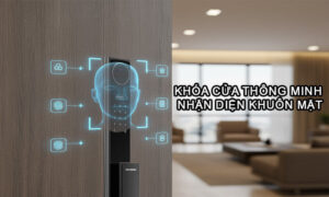 Mua khóa cửa thông minh nhận diện khuôn mặt Face ID giá tốt Khóa cửa thông minh nhận diện khuôn mặt