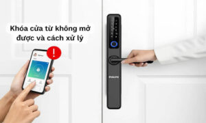 Khóa cửa từ không mở được cách xử lý nhanh tại nhà Khóa cửa từ không mở được