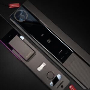 Khóa điện tử cửa gỗ SHARP H5FV CNC