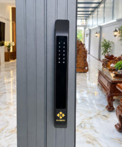 Khóa điện tử cửa nhôm Hubert HB CN79 Black Khóa điện tử cửa nhôm Hubert HB CN79 Black (Khóa tự động)