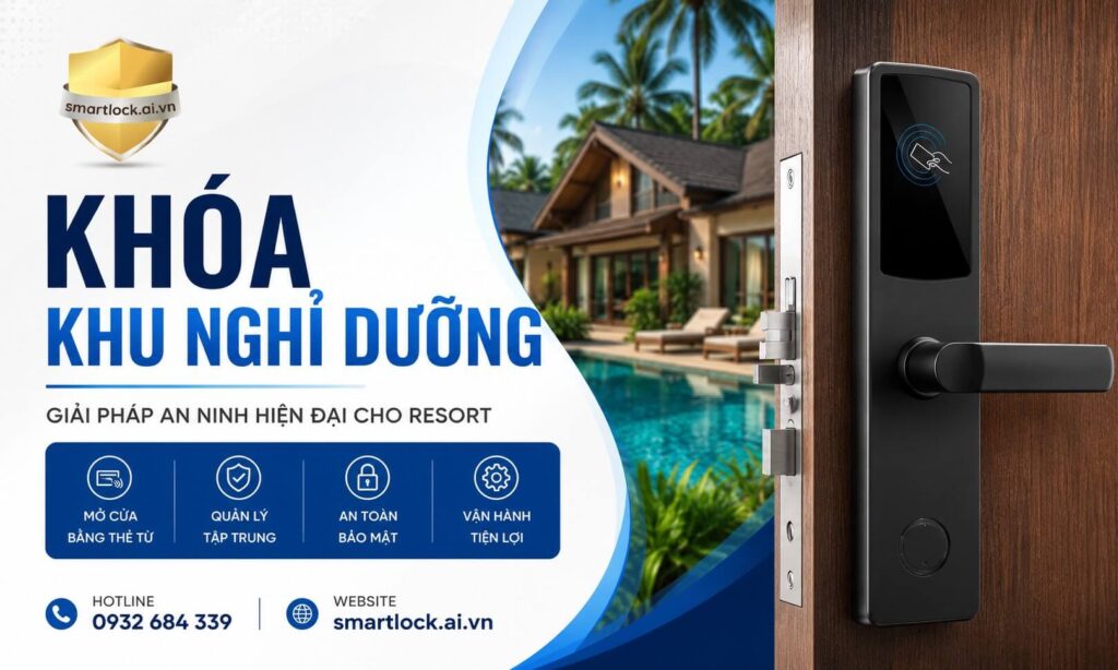 Khóa khu nghỉ dưỡng nên chọn loại nào, giá bao nhiêu | Smart Lock