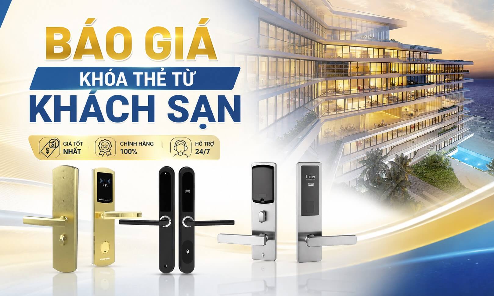 Báo giá khóa thẻ từ cho khách sạn cập nhật mới nhất hiện tại