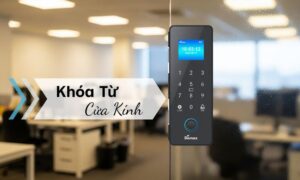 Khóa từ cửa kính loại nào tốt, top mẫu & bí quyết chọn
