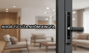 Khoá từ cửa nhôm Xingfa nâng tầm an ninh chỉ trong 1 chạm Khoá từ cửa nhôm Xingfa