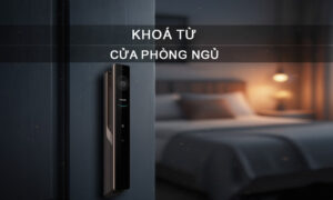 Khoá từ cửa phòng ngủ thông minh tiện lợi và an toàn cao Khoá từ cửa phòng ngủ