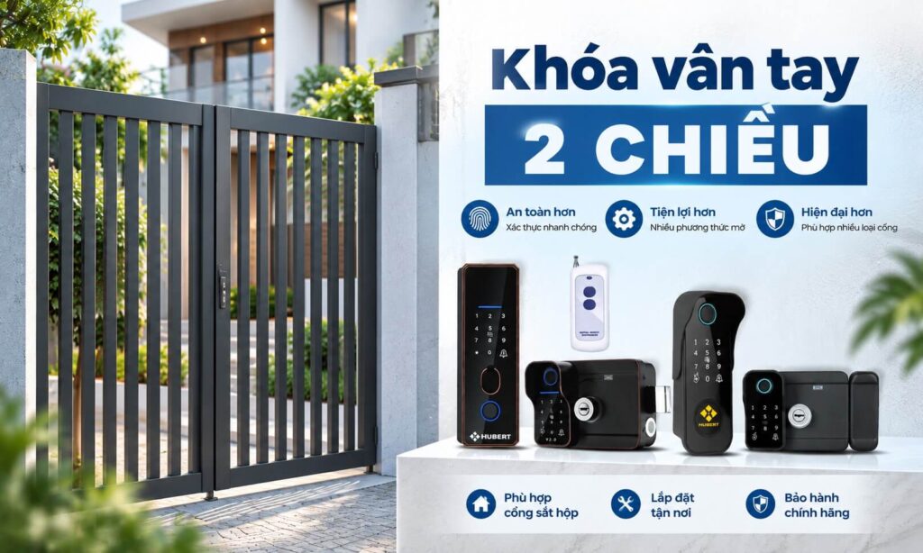 TOP Khóa Vân Tay 2 Chiều Chính Hãng Giá Tốt Mới Nhất