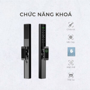 Khóa cửa lùa nhôm loại nào tốt nhất hiện nay? Gợi ý địa chỉ mua uy tín Khóa vân tay Avolock AN-383
