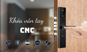 Khóa vân tay CNC cho cửa nhôm, cửa gỗ, cửa sắt lắp đặt tận nơi Khóa vân tay CNC cao cấp chính hãng, lắp đặt tận nơi toàn quốc