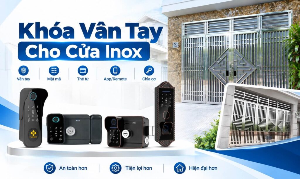 Khóa Vân Tay Cho Cửa Inox Dùng Loại Nào Phù Hợp Khóa Vân Tay Cho Cửa Inox Dùng Loại Nào Phù Hợp