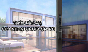 Khóa vân tay cửa nhôm Xingfa giá rẻ đáng mua nhất năm nay Khóa vân tay cửa nhôm Xingfa giá rẻ