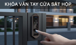 Khóa vân tay cửa sắt hộp nâng tầm an ninh và đẳng cấp ngôi nhà Khóa vân tay cửa sắt hộp
