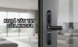 Khoá vân tay cửa Xingfa hot trend top đầu cho nhà thông minh Khoá vân tay cửa xingfa