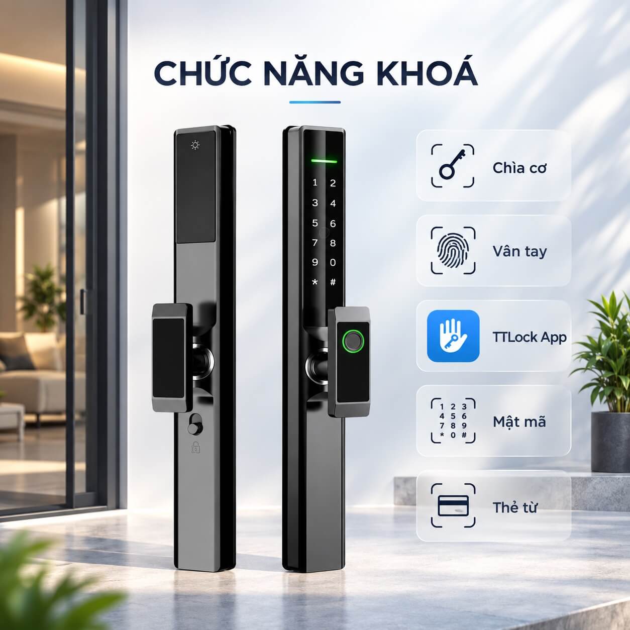 Review Top 5 Khóa Cửa Nhôm Lùa Đáng Mua Nhất Từ Thợ Lắp Đặt Khóa vân tay cửa nhôm kính Avolock AN-383