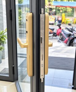 Lắp đặt Khóa điện tử cửa nhôm Kassler KL-599TD