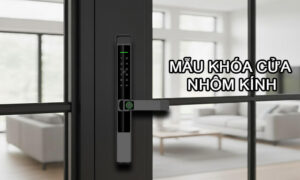 Mẫu khóa cửa nhôm kính thông minh chống nước tốt nhất 2026 Mẫu khóa cửa nhôm kính
