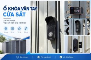 Ổ Khóa Vân Tay Cửa Sắt Có Bền Không, Có Đáng Mua Không?