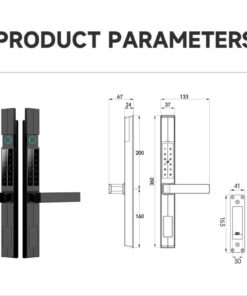 Khóa điện tử Hubert HB CNI5 EU