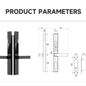 Khóa điện tử Hubert HB CNI5 EU