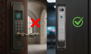 Cách Nhận Biết Khóa Cửa Vân Tay Kém Chất Lượng