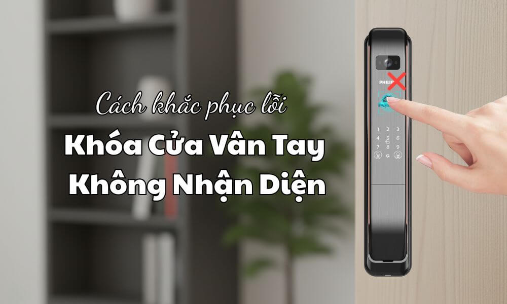 Cách khắc phục lỗi khóa cửa vân tay không nhận diện Cách khắc phục lỗi khóa cửa vân tay không nhận diện