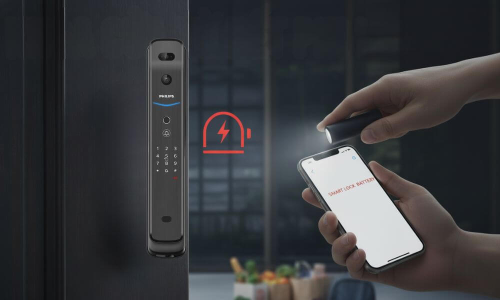 Cách mở khóa cửa từ khi hết pin đơn giản, nhanh chóng Cách mở khóa cửa từ khi hết pin đơn giản, nhanh chóng