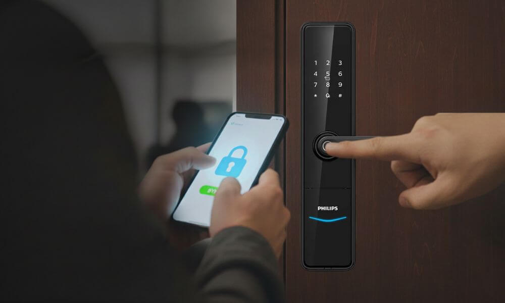 Cách mở khóa cửa vân tay khi quên mật khẩu