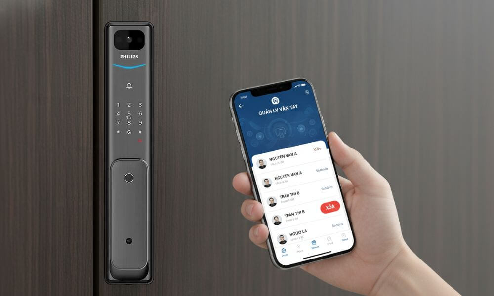 Cách xoá vân tay trên khóa cửa nhanh chóng chỉ vài bước