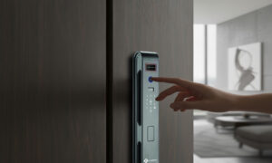 Khóa cửa bằng vân tay