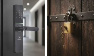 So sánh tính an toàn của khóa cửa điện tử và khóa truyền thống