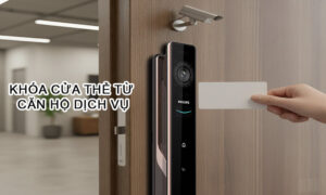 Khóa cửa thẻ từ căn hộ dịch vụ