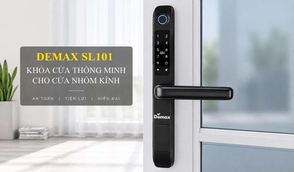 Khoá cửa thông minh cho cửa nhôm kính